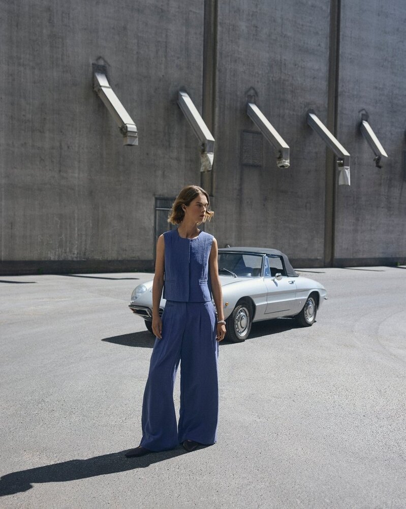 MSCH Copenhagen Pantalon || Frode HW Pant || Vintage indigo