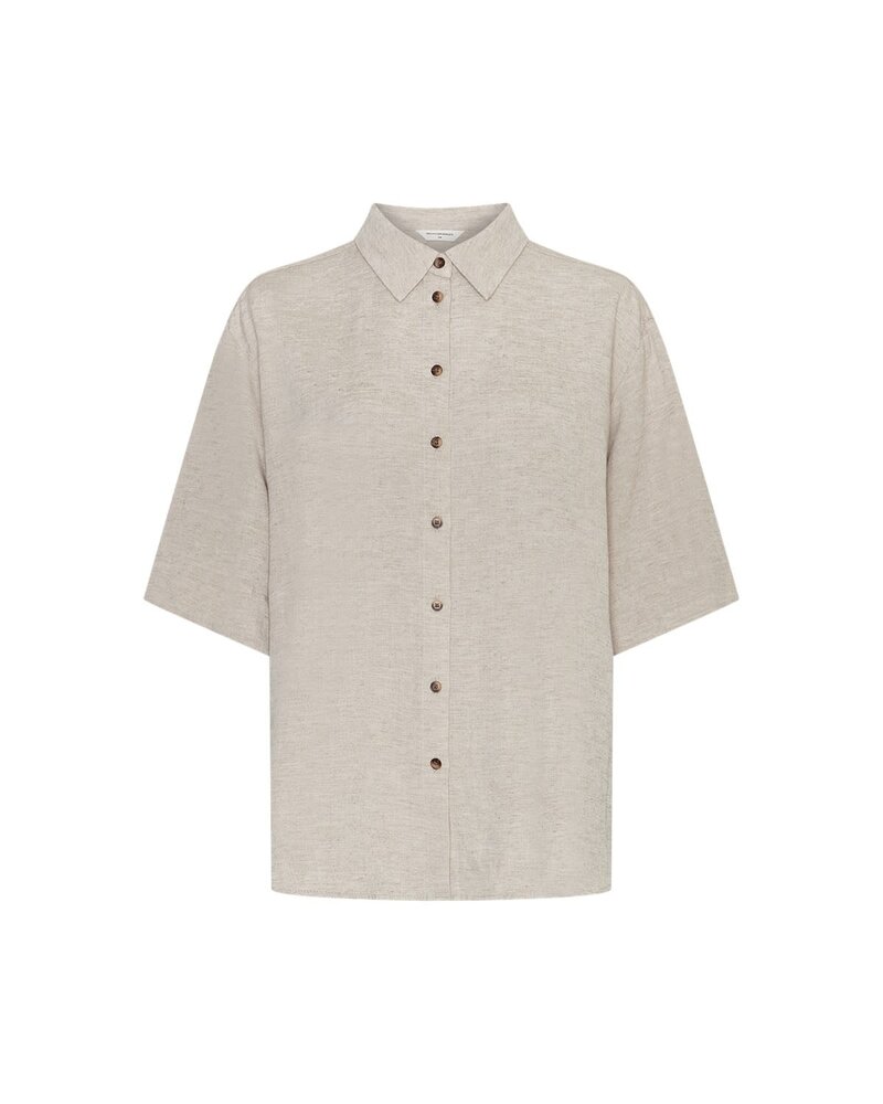 MSCH Copenhagen Blouse ||Viana Ginia 3/4 shirt || Sand melange