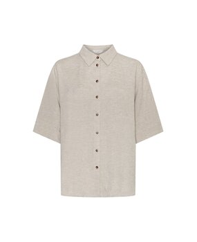 MSCH Copenhagen Blouse ||Viana Ginia 3/4 shirt || Sand melange