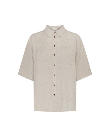 MSCH Copenhagen Blouse ||Viana Ginia 3/4 shirt || Sand melange