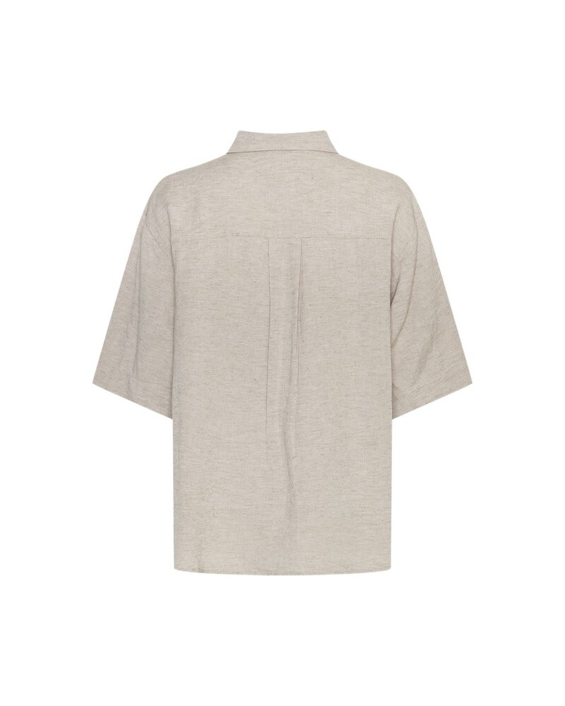 MSCH Copenhagen Blouse ||Viana Ginia 3/4 shirt || Sand melange