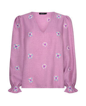 YDENCE Blouse || Philou || Violet