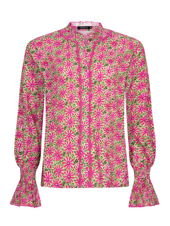 YDENCE Blouse || Francesca || Pink Flower YDENCE Blouse || Francesca || Pink Flower