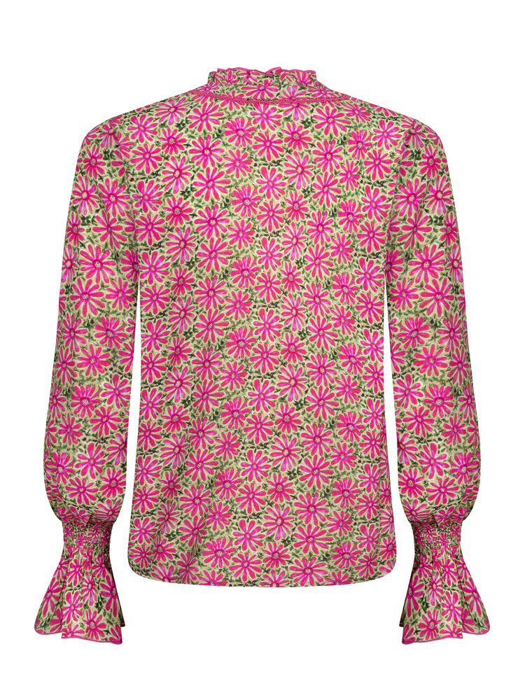 YDENCE Blouse || Francesca || Pink Flower YDENCE Blouse || Francesca || Pink Flower