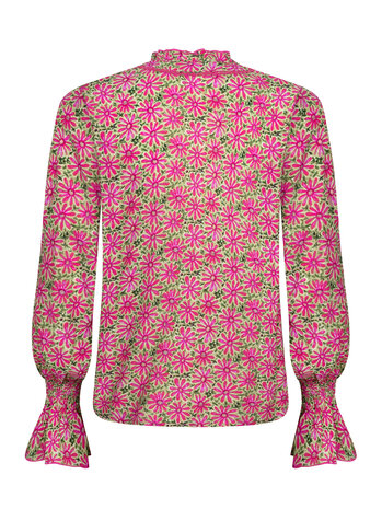 YDENCE Blouse || Francesca || Pink Flower YDENCE Blouse || Francesca || Pink Flower