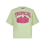 YDENCE T-shirt  | Tropical || Soft Green
