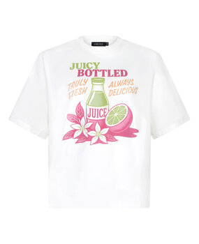YDENCE T-shirt || Juicy Bottle || Coral Pink