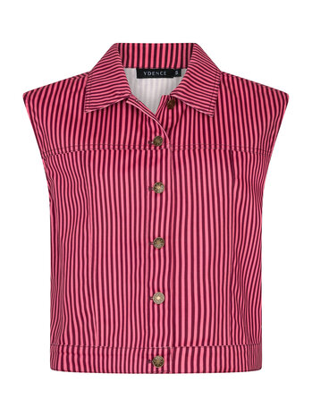 YDENCE Gilet || Marit || Coral Pink