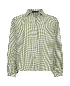 YDENCE Blouse || Brenda || Green Check