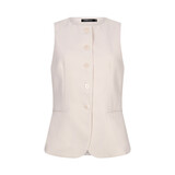 YDENCE Gilet || Fabienne || Off White