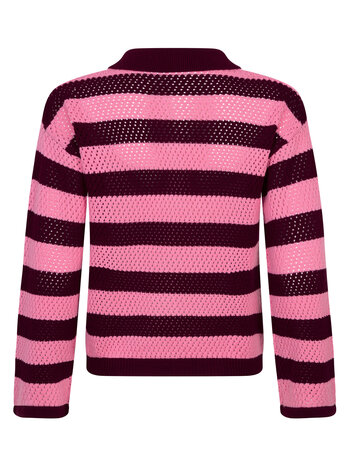 YDENCE Trui || Agnes || Burgundy Pink