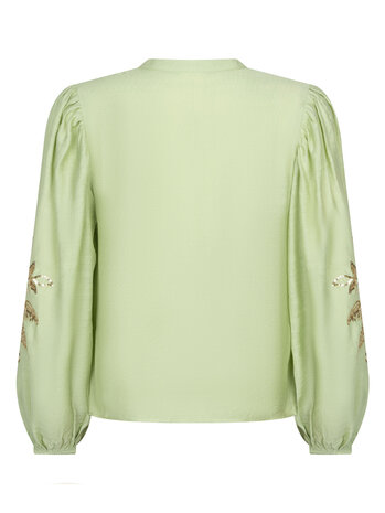 YDENCE Blouse || Rose || Soft Green YDENCE Blouse || Rose || Soft Green