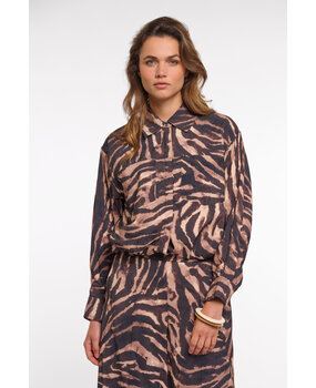 Rino&Pelle Blouse || Auda || Brown Zebra