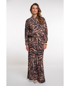 Rino&Pelle Pantalon || Darja Regular || Brown Zebra