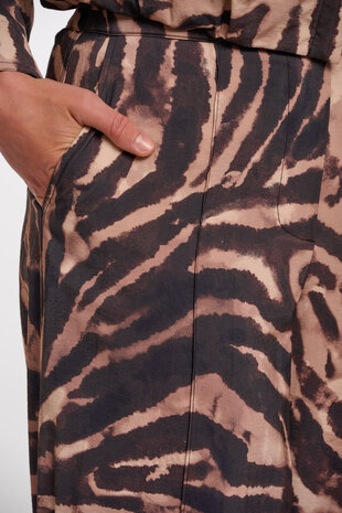 Rino&Pelle Pantalon || Darja Regular || Brown Zebra
