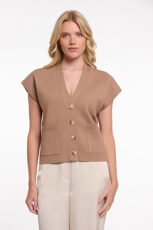 Rino&Pelle Vest || Hagi || Rosy Brown