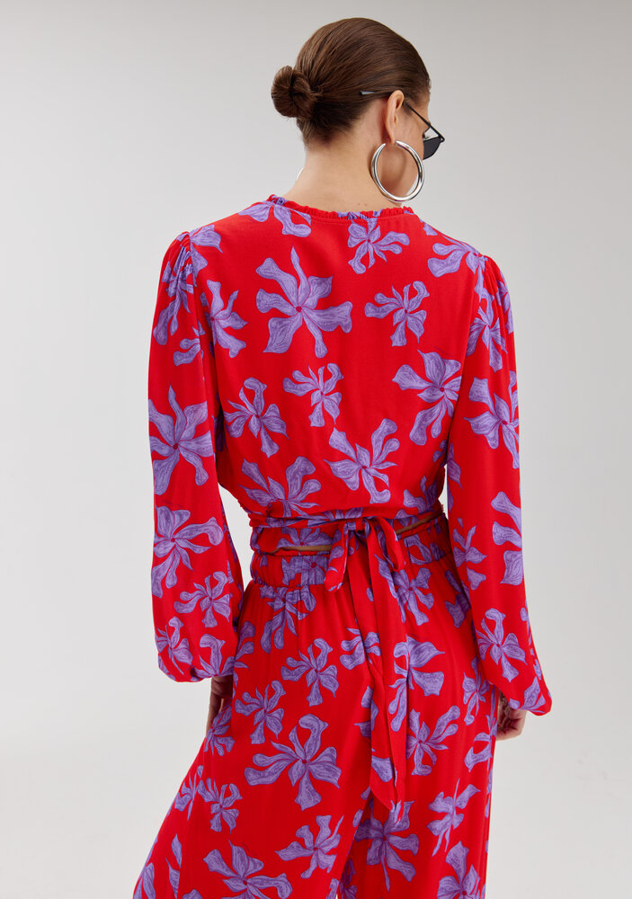 Harper & Yve Top || Flora LS || Wild Rose