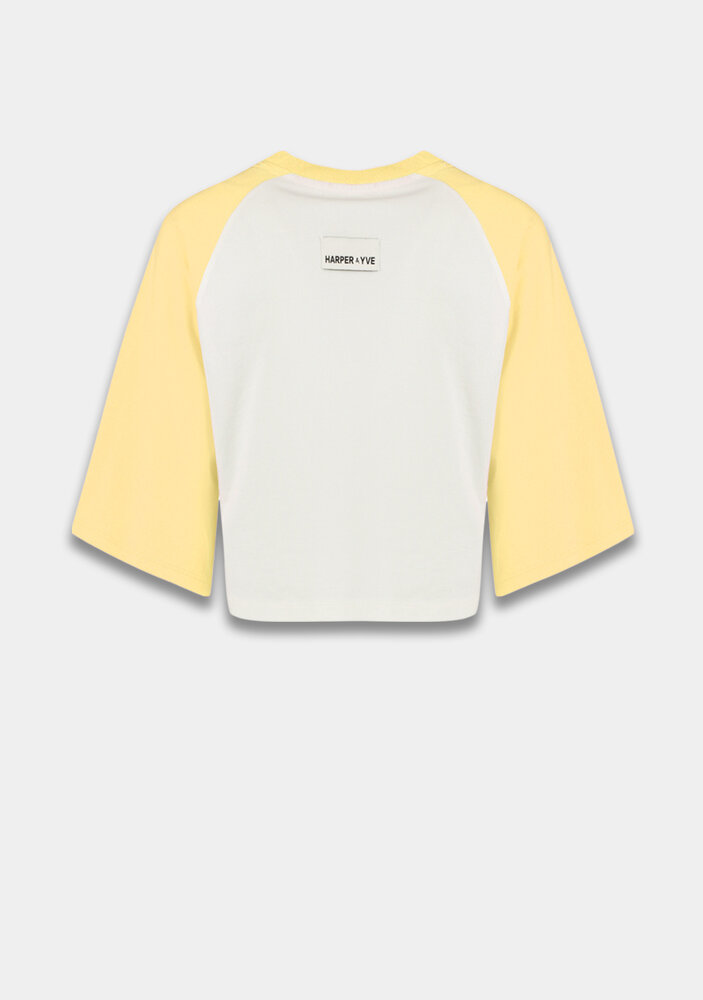 Harper & Yve T-shirt || Mexicansummer Ss ||Butter yellow