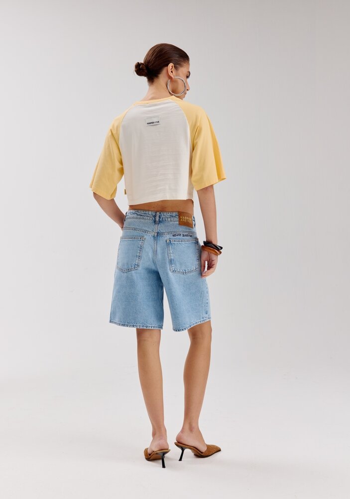 Harper & Yve T-shirt || Mexicansummer Ss ||Butter yellow