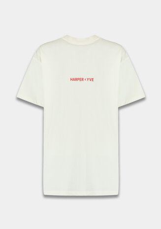 Harper & Yve T-shirt ||  Clubcorazon SS || Ecru