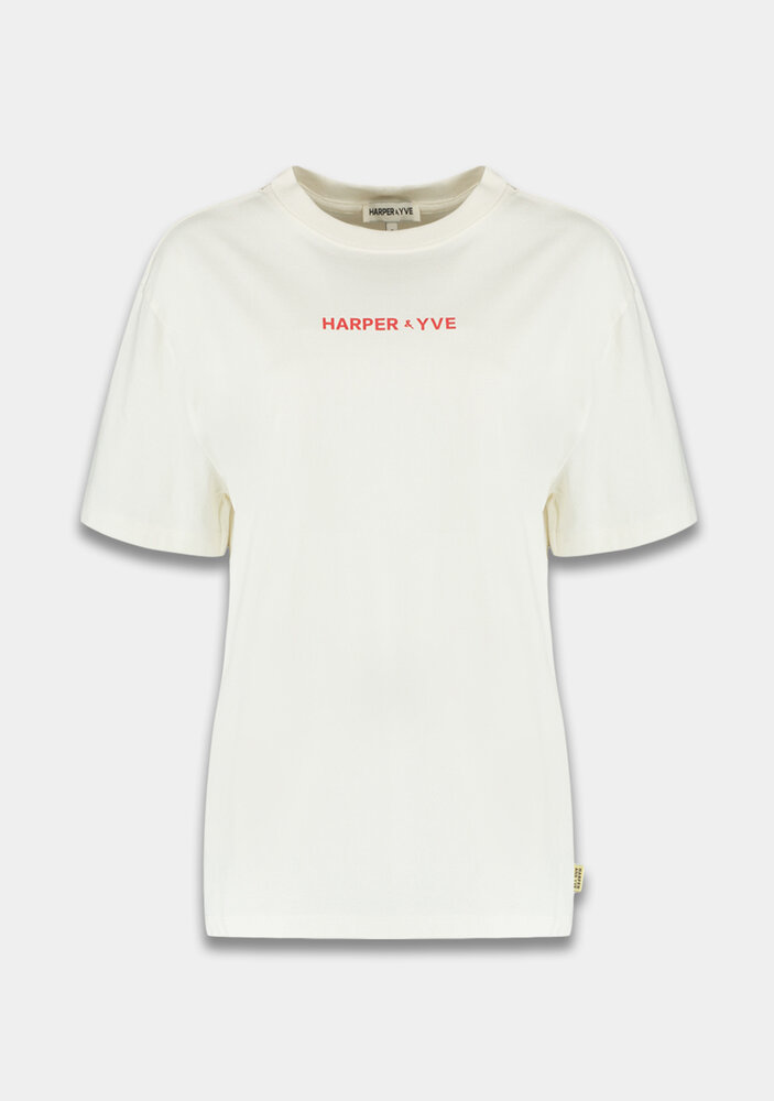 Harper & Yve T-shirt  || Mexicanback SS || Ecru