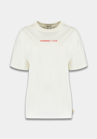Harper & Yve T-shirt  || Mexicanback SS || Ecru