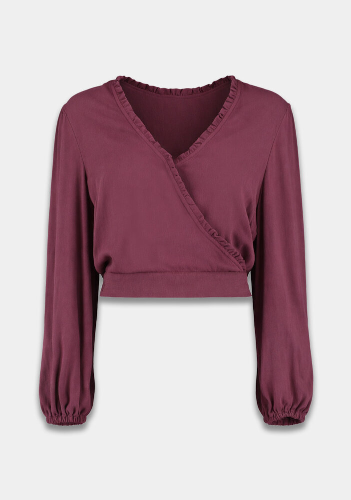 Harper & Yve Blouse || Flora LS || Cassis