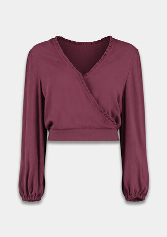 Harper & Yve Blouse || Flora LS || Cassis