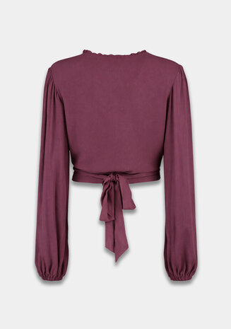 Harper & Yve Blouse || Flora LS || Cassis