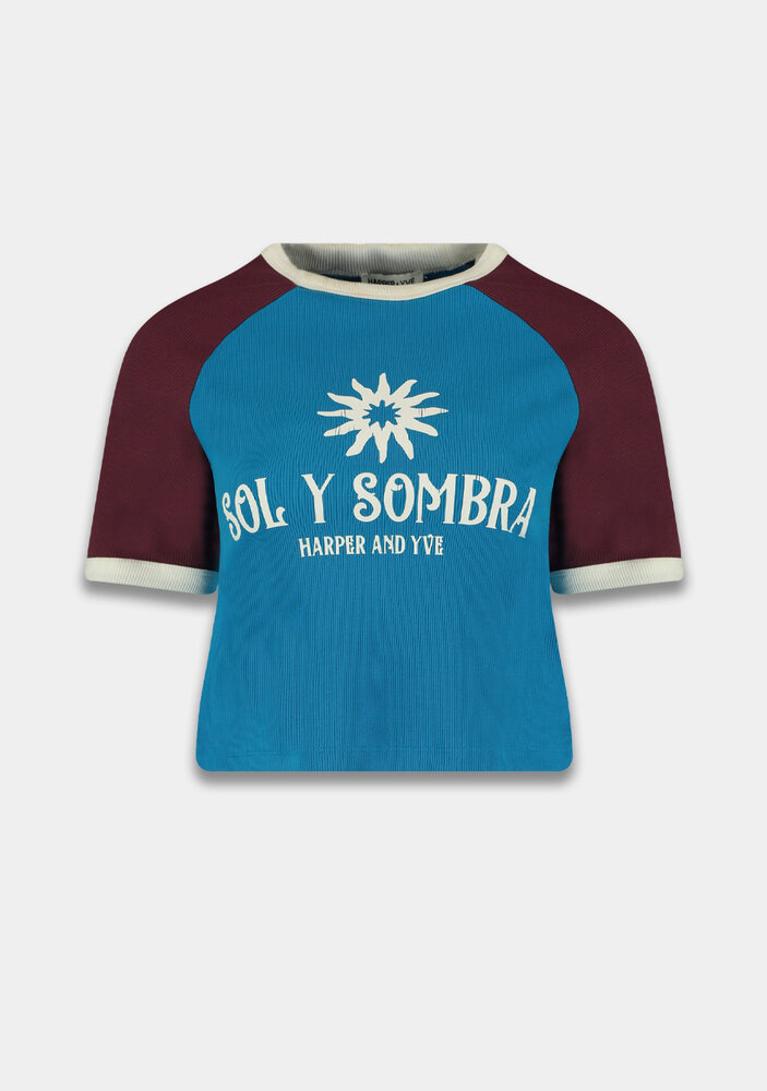 Harper & Yve T-shirt || Soly-SS || Intense Blue /Cassis