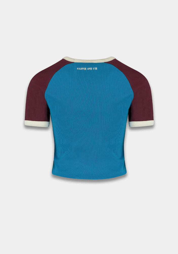 Harper & Yve T-shirt || Soly-SS || Intense Blue /Cassis