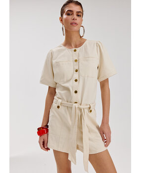 Harper & Yve Jumpsuit || Yael JS || Ecru