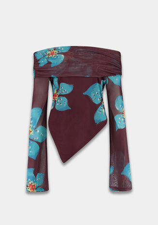 Harper & Yve Top || Jesse-LS ||Tropical Flower