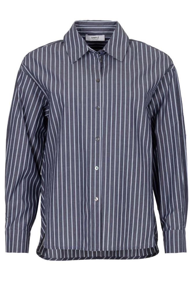 SIMPLE the Brand Blouse || Bella || Navy Stripe