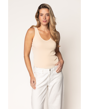 SIMPLE the Brand Top || Ribby || Stone