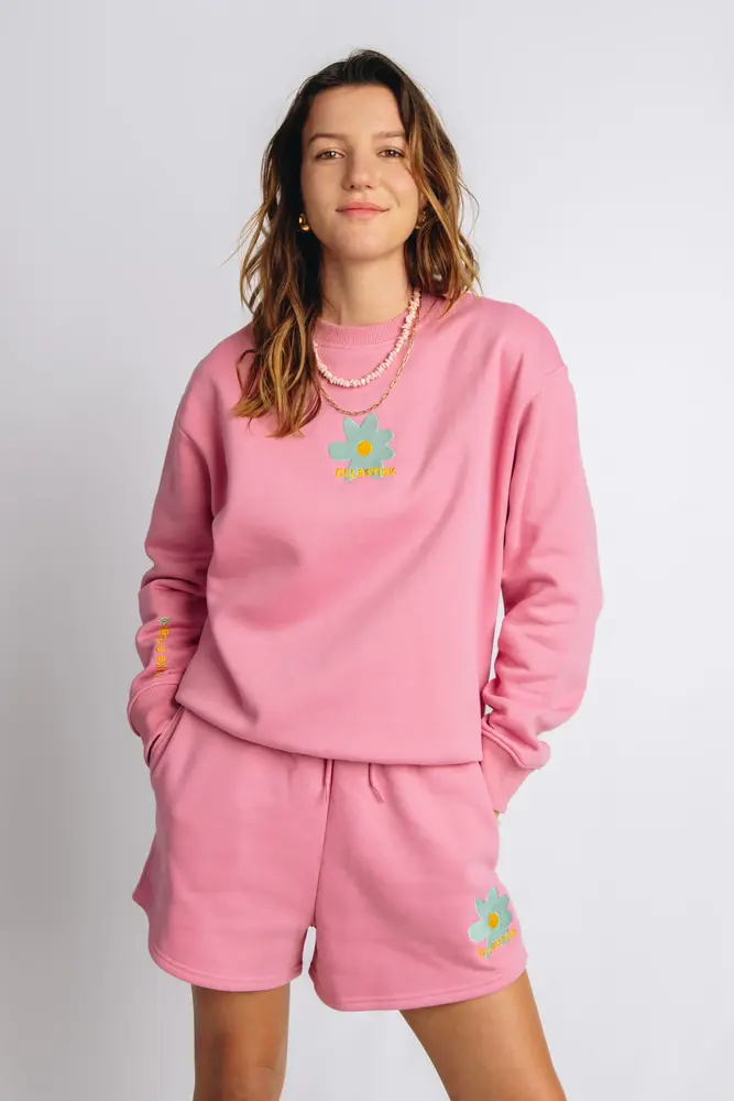 Ellastiek Amsterdam Sweater || Lindsey || Pink Print