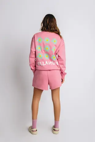 Ellastiek Amsterdam Sweater || Lindsey || Pink Print