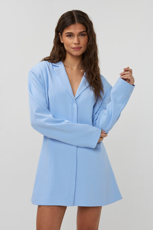 Studio Amaya Jurk || Blue's Blazer Dress || Blue