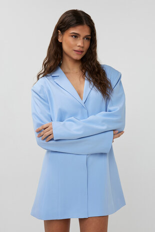 Studio Amaya Jurk || Blue's Blazer Dress || Blue