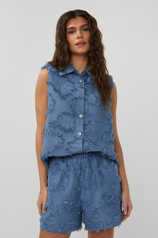 Studio Amaya Blouse || Storm Blouse || Blue