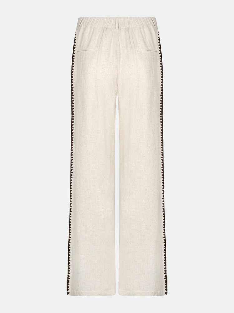 YDENCE Pantalon ||  Kaya ||  Ecru