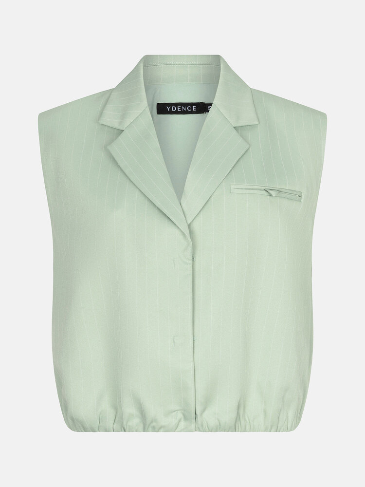 YDENCE Gilet || Jeanie || Sage Green