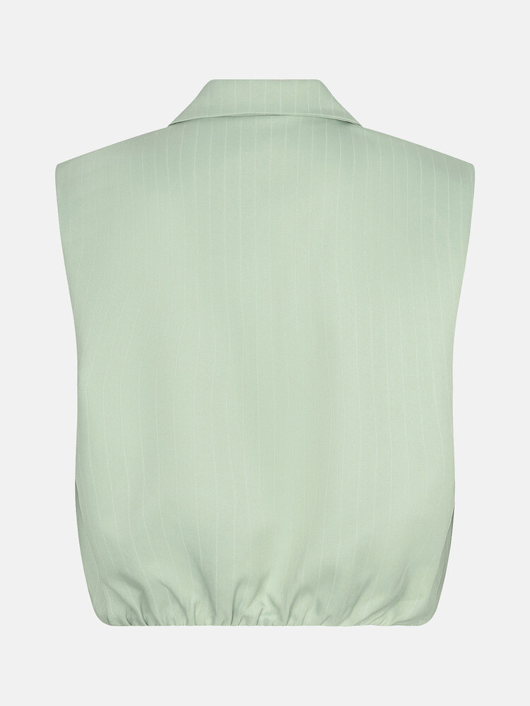 YDENCE Gilet || Jeanie || Sage Green