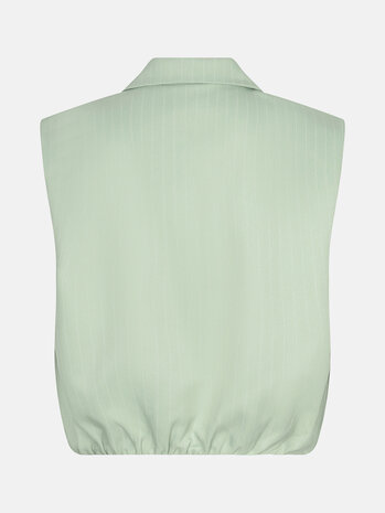 YDENCE Gilet || Jeanie || Sage Green