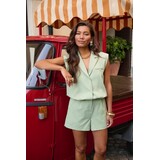 YDENCE Gilet || Jeanie || Sage Green