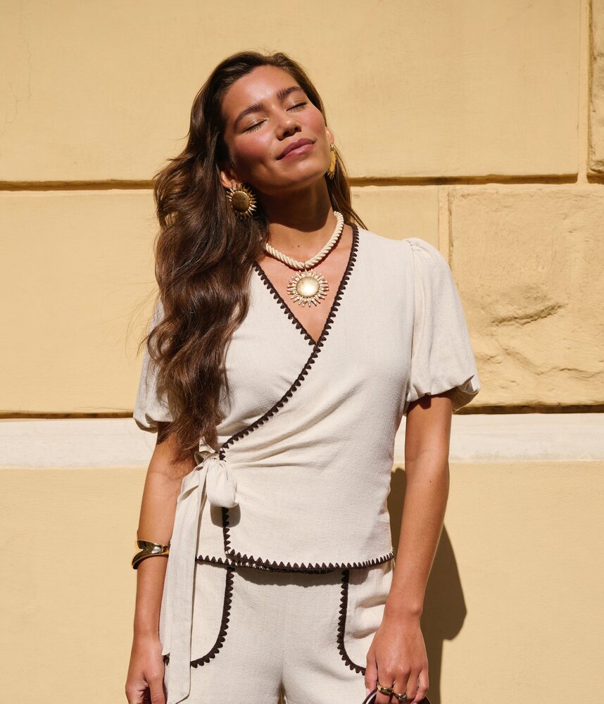 YDENCE Y | Top Ellis |Top || Ellis || Ecru