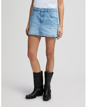 LEE Jeans Rok || Mini skirt || Aster Blue