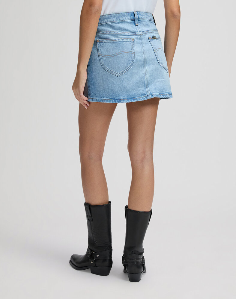 LEE Jeans Rok || Mini skirt || Aster Blue