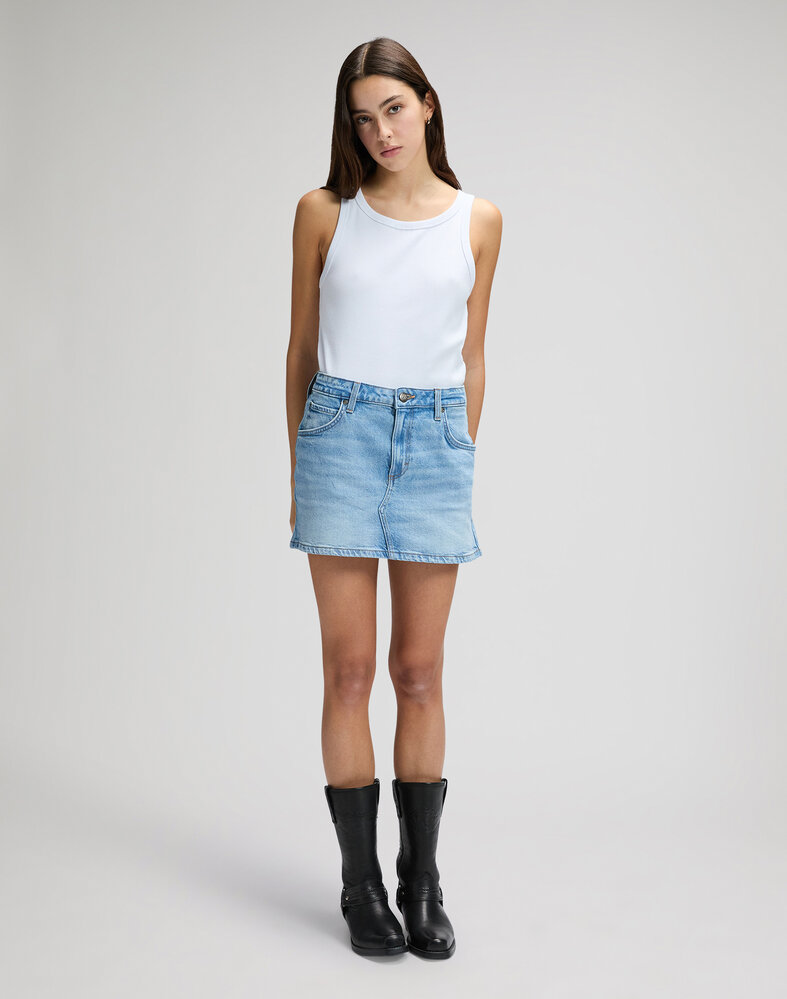 LEE Jeans Rok || Mini skirt || Aster Blue