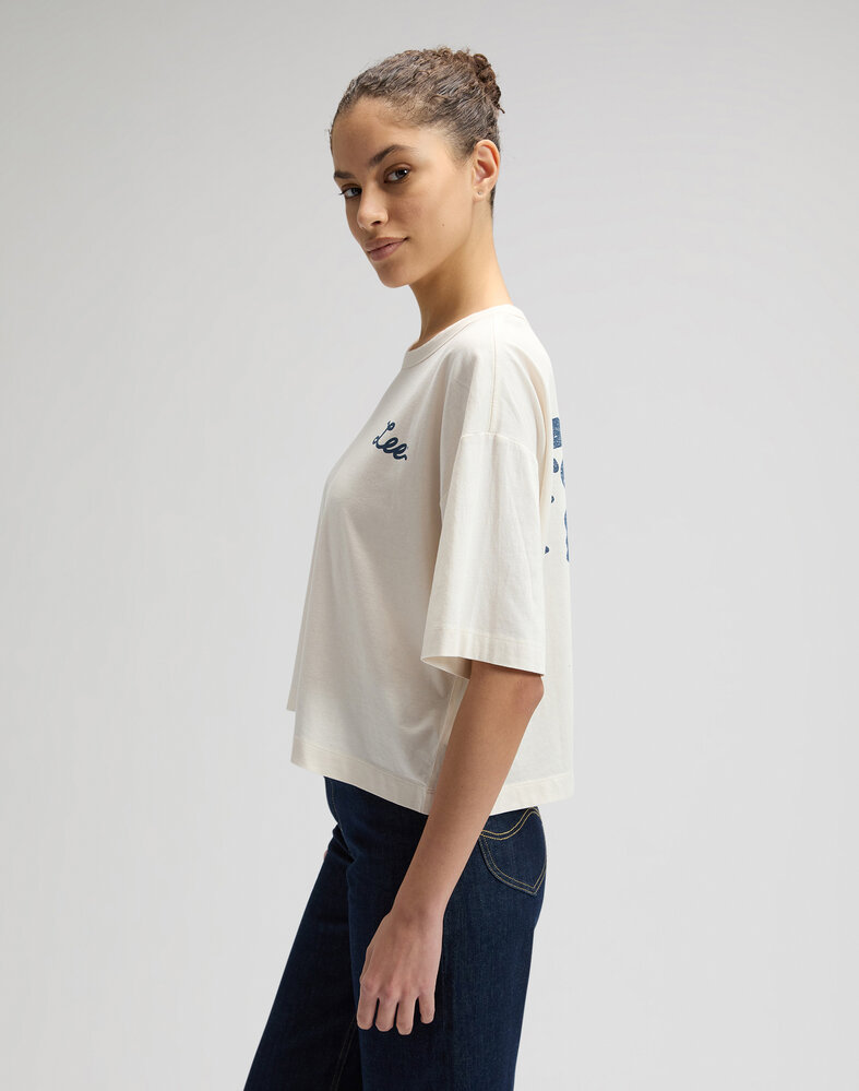 LEE T-shirt || Good Day || Ecru